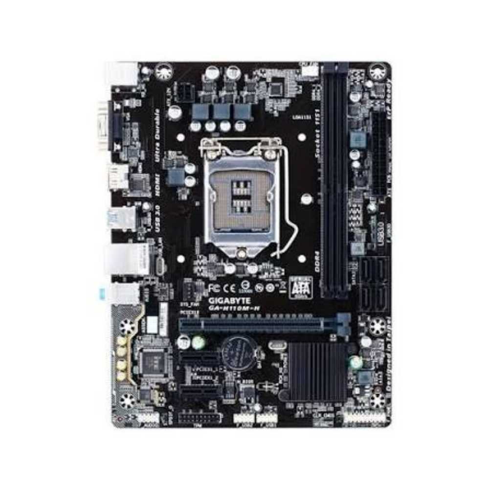 Gigabyte GA-H110M-H Motherboard – Intel 6th/7th Gen, LGA1151, DDR4 RAM Support