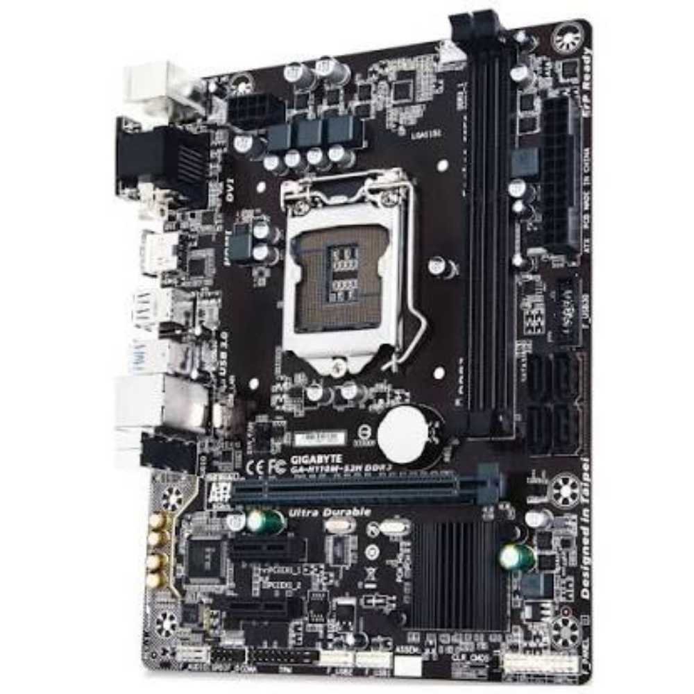 Gigabyte GA-H110M-S2H Motherboard – Intel 6th/7th Gen, LGA1151, DDR4 RAM Support