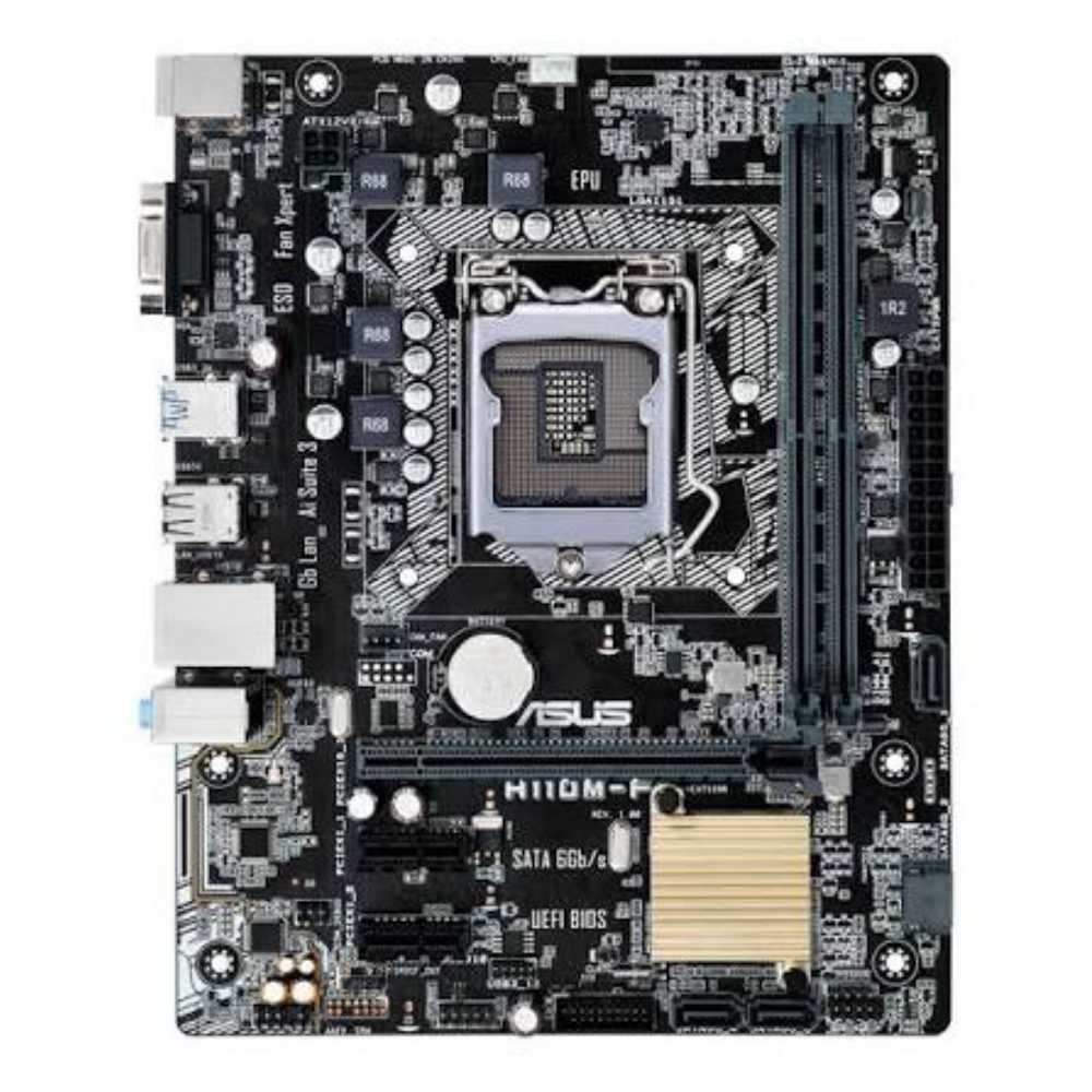 ASUS H110M-F Motherboard – Intel 6th/7th Gen, LGA1151, DDR4 RAM Support