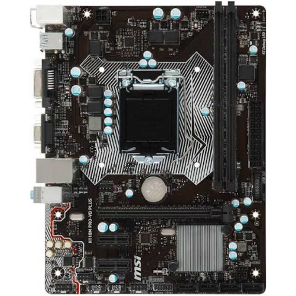 MSI H110M PRO-VD PLUS Motherboard – Intel 6th/7th Gen, LGA1151, DDR4 RAM Support