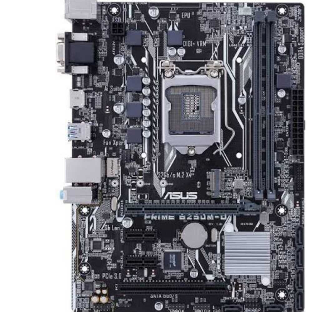 ASUS PRIME B250M-D Motherboard – Intel 6th/7th Gen, LGA1151, DDR4 RAM Support